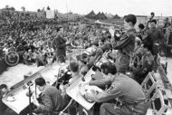 Major Glenn Miller and 418th AAF Band, England