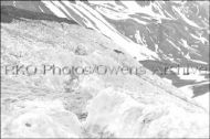 Japanese trenches on top of Fishhook Ridge