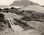 Firing volley over men who perished in attacks