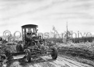 Canadian contractors working on the Alcan Highway