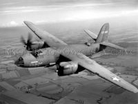 Martin Marauder B-26 Bomber in Flight