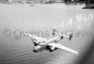 B-25 during low level strafing mission