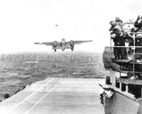 B-25 Bombers Takes Off USS Hornet 