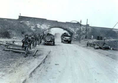 Troops with 1st Army Enter Engers, Germany