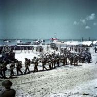 2nd Canadian Infantry Divisionon on Juno beach 