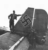 German JU-52 Bomber Shot Down Near Nijmegen