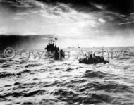 US Coast Guards Towing DUKW at Utah Beach