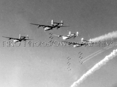 B-24 Bombers Dropping Bombs over Germany