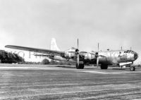 Boeing B-29 Bomber on Ramp