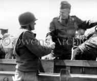 General Marshall Arrives at Omaha Beach