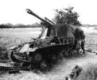 Wespe 105 mm self-propelled artillery gun