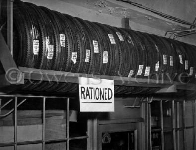 Tires Rationed for the War Effort