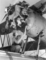 Rosie the Riveter Working on Wright Whirlwind