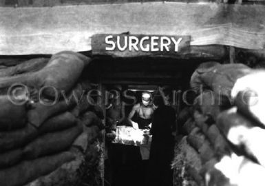 Underground surgery room on Bougainville