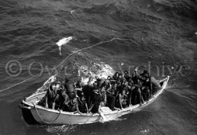 Survivors of USS Princeton, Battle of Leyte Gulf 