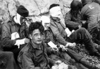 Injured Troops with 16th Infantry on Omaha Beach