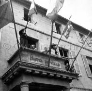 General Charles de Gaulle Speaks to People of Cherbourg