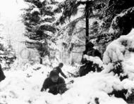 290th Regiment on the Front Line in Amonines, Belgium