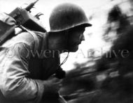 81st Infantry charges across beach 