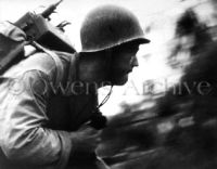 81st Infantry charges across beach 