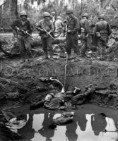 Japanese snipers shoot it out with Marines