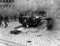 London Street After V-1 Rocket Attack