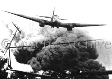 He 111 on Low-Level Bomb Mission