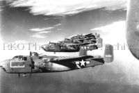 North American B-25 Bombers in Formation