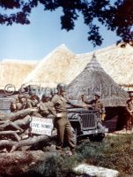 British Officers and American Troops in Training