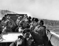 US V Corps and Medics on Coast Guard LCVP Omaha Beach