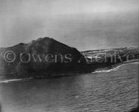 Close-up of Mount Suribachi on Tobiishi Point