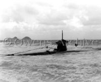  Captured Japanese 2-man submarine at Bellows Field