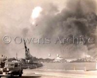 Japanese planes fly over Pearl Harbor