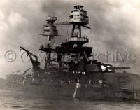 USS Nevada grounded off Hospital Point, Pearl Harbor