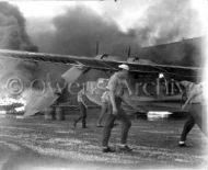 Attempt to salvage plane after the Japanese attack