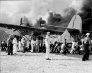 Attempt to salvage planes after the Japanese attack