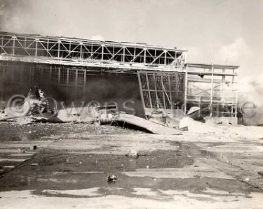 Hickam Field after attack