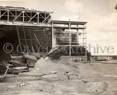 Hickam Field after Japanese bomber attack