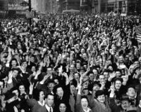 V-E Day in Times Square, NYC