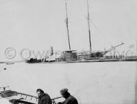 Monitor Nahant with Schooner alongside