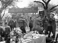 American & Russian Officers Dance with Red Army Women