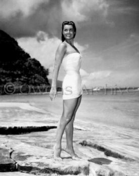 Esther Williams at the beach