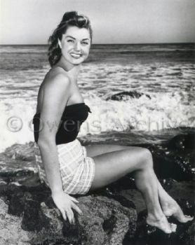 Esther Williams at the beach