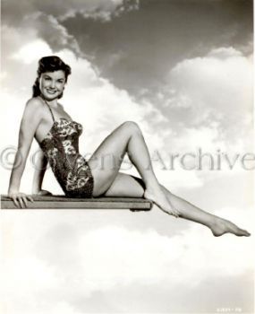 Esther Williams wearing swimsuit