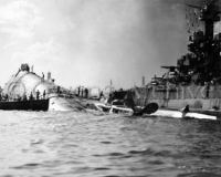 USS Oklahoma and the USS Maryland