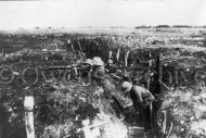 German soldiers in trench