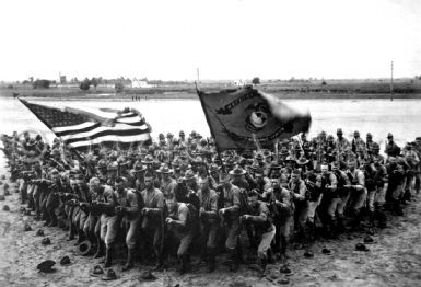 U.S. Marines during training