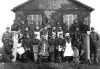 Army Corps Standing with Camera Gear 1918