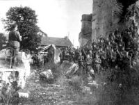 Outdoor church services at Verdun, France