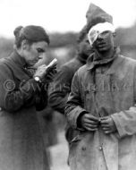 Salvation Army worker writing a letter